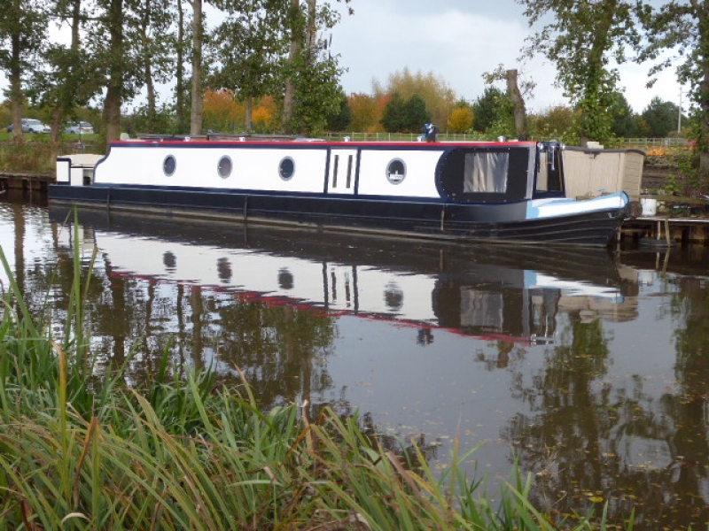 Steel work by Dave Freeman New Boat by James Lloyd Narrowbeam